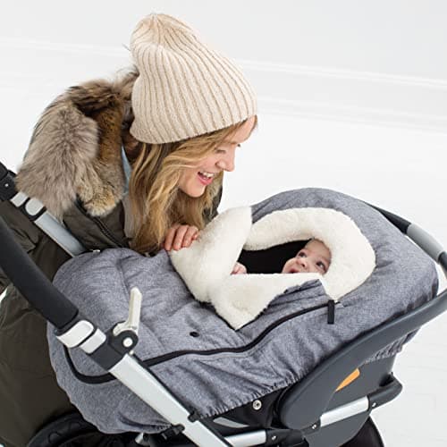 Skip Hop Winter Car Seat Cover, Stroll & Go, Heather Grey 16x3x27 Inch (Pack of 1) 2