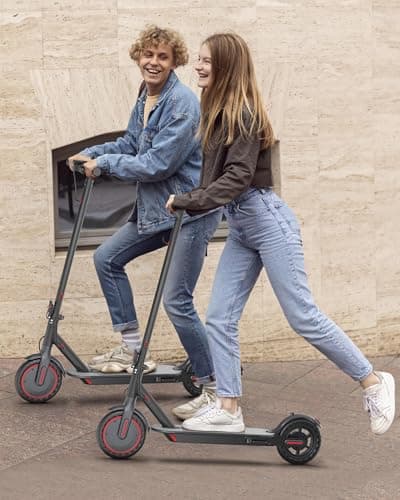 MAXSHOT V7 Electric Scooter, 350W Powerful Motor, 16MPH Top Speed,16Miles Long Range, 8.5" Solid Tires Folding Commuter Escooter with Double Braking Systems for Adults and Teens 8