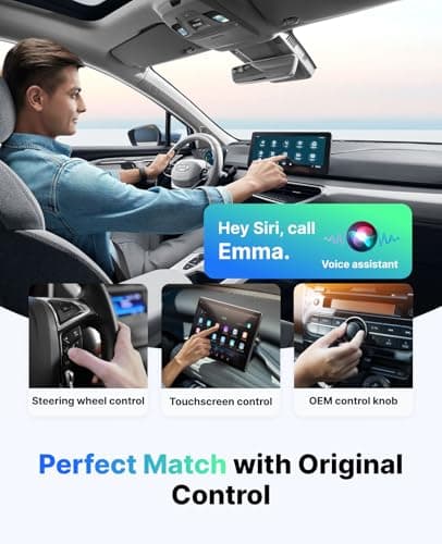 Wireless CarPlay Adapter for Apple iPhone, 2025 Convert Wired to Car Play Wireless, Plug & Play, Auto-Connect, Ultra Mini Car Play Adapter with USB A/C, No Latency for iPhone iOS 10+(2017+ Vehicles) 4