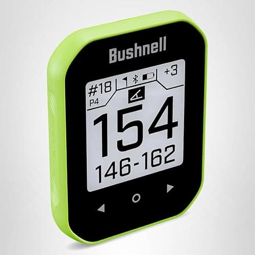 Bushnell Golf Phantom 3 Slope GPS – Handheld Golf GPS with Slope-Adjusted Distances, Strong Magnet Cart Mount, 38,000+ Courses, Auto Hole Advance – Neon Green 5