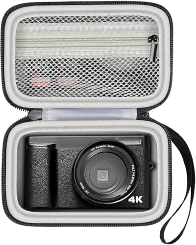 Grapsa Digital Camera Case Compatible with Duluvulu for Oiadek for Zostuic for TEBNGIHNM for Canon G7 X Mark III/II 4K Vlogging Camera. Storage Holder Bag for Canon PowerShot (Box Only) - Grey Inner