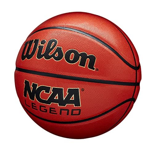 Wilson NCAA Legend Basketball - Size 5 - 27.5", Orange/Black 3