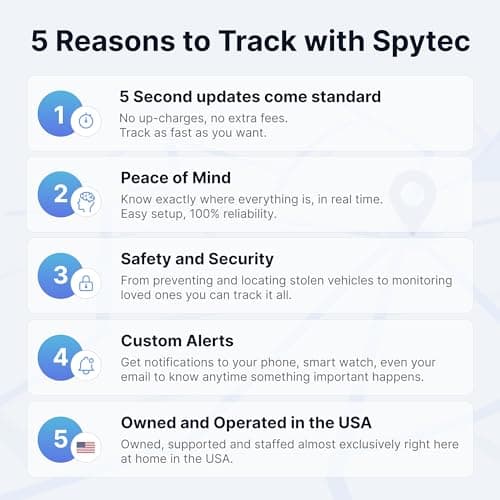 Spy Tec Atlas GPS Tracker for Vehicles & Kids | Up to 14-Day Battery Life | Geofencing, Portable Real Time Mini GPS Car Tracker w/Lifetime Support | Subscription Required 3