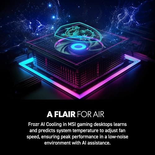 MSI Codex Z2 Gaming Desktop: AMD R7-8700F, GeForce RTX 5070, 32GB DDR5, 2TB m.2 NVMe SSD, USB Type-C, VR-Ready, Windows 11 Home : A8NVP-436US 4