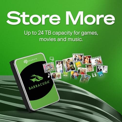 Seagate BarraCuda 2TB Internal Hard Drive HDD – 3.5 Inch SATA 6Gb/s 7200 RPM 256MB Cache – Frustration Free Packaging (ST2000DM008/ST2000DMZ08) 3