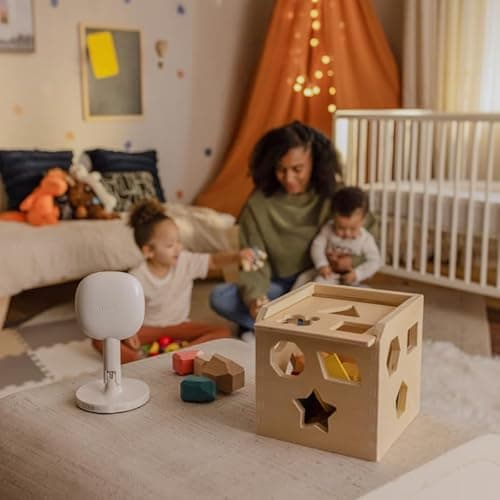 Nanit Pro Smart Baby Monitor & Flex Stand - 1080p Wi-Fi Video Camera, Sensor-Free Sleep & Breathing Motion Tracker, 2-Way Audio, Sound/Motion/Cry Notifications, Night Vision, and Breathing Band 2