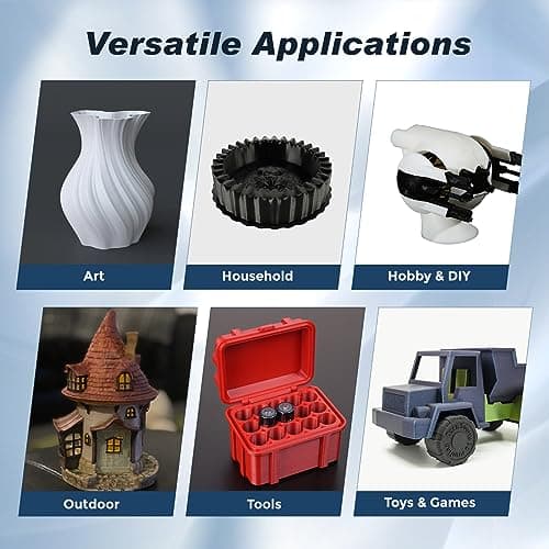 FLASHFORGE Rapid PLA Filament 1.75mm Ruby Red, 500mm/s High Speed Printing, 3D Printer Filament 1kg Spool, Dimensional Accuracy +/- 0.02mm, Enjoy Exceptional Print Quality 7