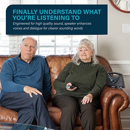 SEREONIC Portable Wireless TV Speakers for Smart TV - Ideal for TV Watching Without The Blaring Volume - Wireless Speakers for TV Designed for Hard of Hearing, Elderly, and Seniors - 100ft Range 2