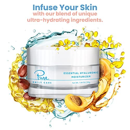 Pure Daily Care Essential Hyaluronic Moisturizer (1.66 Oz) - Hydrating Silicone-Free Daily Clean Beauty Face Cream For All Skin Types 2