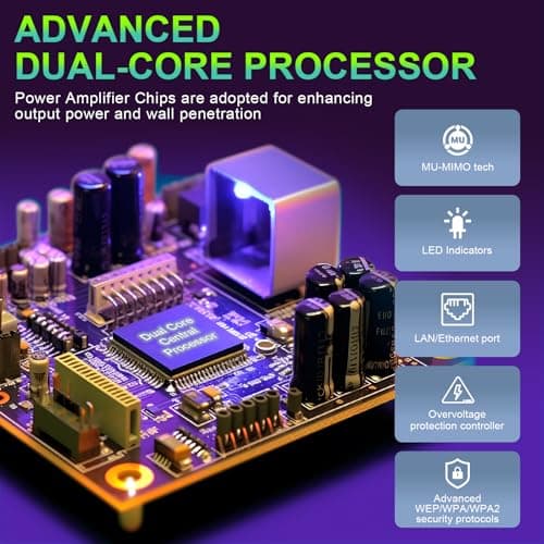 2026 WiFi Extender, 15888 sq.ft Internet Extender WiFi Booster, Long Range Wireless Repeater Signal Amplifier for Home, Mesh Wi-Fi 99% Faster | Broader Than Ever, Support 55+ Devices, 1-Tap Setup 4