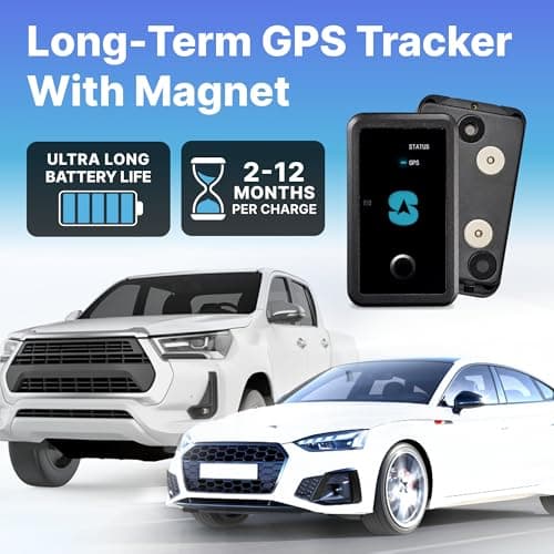 Spy Tec Atlas XL GPS Tracker w/Magnetic Mount | 12-Month Battery for Long-Term Tracking | Hidden Weatherproof GPS Tracker for Vehicles, Cars, Trailers, RV, Boats, Asset Tracking | Subscription Needed 2