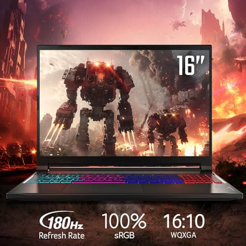 Acer Nitro V 16S AI Gaming Laptop | AMD Ryzen 7 260 Processor | NVIDIA GeForce RTX 5060 Laptop GPU (572 AI Tops) | 16" WUXGA IPS 180Hz Display | 32GB DDR5 | 1TB Gen 4 SSD | Wi-Fi 6 | ANV16S-41-R2AJ 3