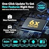 LAUNCH OBD2 Scanner CRP123X Elite, 2025 Lifetime Free WiFi Update scan Tool, FCA SGW, SAS Calibration/Throttle/Brake/BMS/D-P-F/Oil Reset/ABS bleeding, Multi Systems Car Scanner, Battery Test, Auto VIN 5