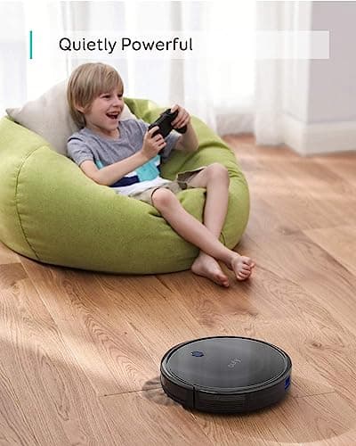 eufy Robot Vacuum 11S MAX, Super Thin, Powerful Suction, Quiet, Self-Charging Robotic Vacuum Cleaner, Cleans Hard Floors to Medium-Pile Carpets, Black 2