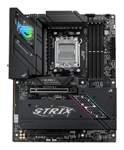 ASUS ROG Strix B850-F Gaming WiFi - AMD Motherboard, 16+2+2 Power Stages, DDR5, Four M.2 Slots, PCIe 5.0, 19 USB Ports, USB Type-C to 20Gbps and Aura Sync RGB 2