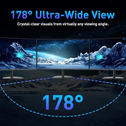 SANSUI 22 Inch 120Hz Monitor, FHD Computer Monitor 4000:1 Contrast Ratio with Adaptive Sync, HDR 100% sRGB, HDMI x 2, VESA Mount, Eye Care for Home/Office (ES-22X3AH, One HDMI Cable Included). 5