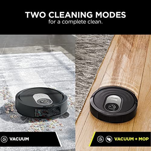 Shark AI Robot Vacuum & Mop with Self-Cleaning Brushroll for Floors, Carpet Black/Silver (RV2001WD) With LiDAR Navigation 4
