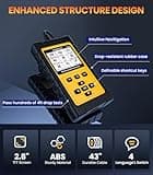 OBDMATE OBD2 Scanner for Jaguar/Land/Rover, OM501 All Systems Diagnostic Tool with 15+ Resets (Oil/ETC/EPB/ABS/SAS/BAT Register...), Full OBDII Functions Read&Erase Fault Codes, Free Software Update 5