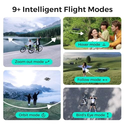 HOVERAir X1 Drone with Camera, Self-Flying Camera Drone with Follow Me Mode, Foldable Mini Drone with HDR Video Capture, Palm Takeoff, Intelligent Flight Paths, Hands-Free Control Black (Combo) 2