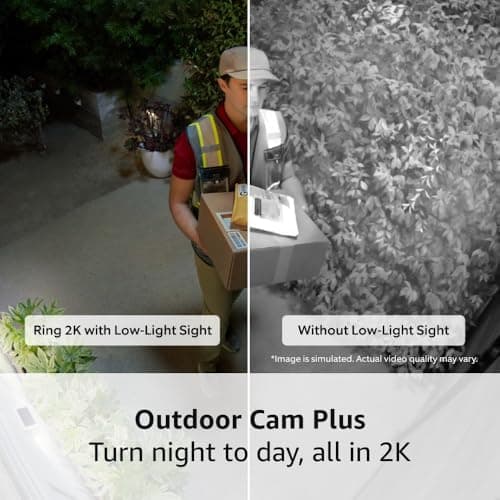 Outdoor Cam Plus Battery, White with Ring Pan-Tilt Indoor Cam, White 4