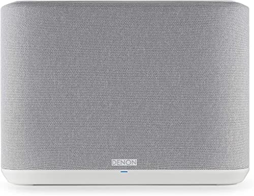 Denon Home 250 Wireless Smart Speaker (White), Bluetooth Wireless, 0.75" Tweeters, 4" Bass Drivers, HEOS Built-in, AirPlay 2, Multi-Room Streaming, Simple Setup, Mid-Size Design
