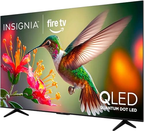 INSIGNIA 75-inch Class QF Series LED 4K UHD QLED Smart Fire TV with Alexa Voice Remote (NS75-UQFL26) 4