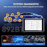 MUCAR 892BT AI-Assisted Bidirectional Scan Tool, Full System OBD2 Scanner, Bi-Directional OBD2 Scanner Diagnostic Tool,ECU Coding, 35 Services, FCA Autoauth, CANFD and DOIP, Free Lifetime Upgrade 5