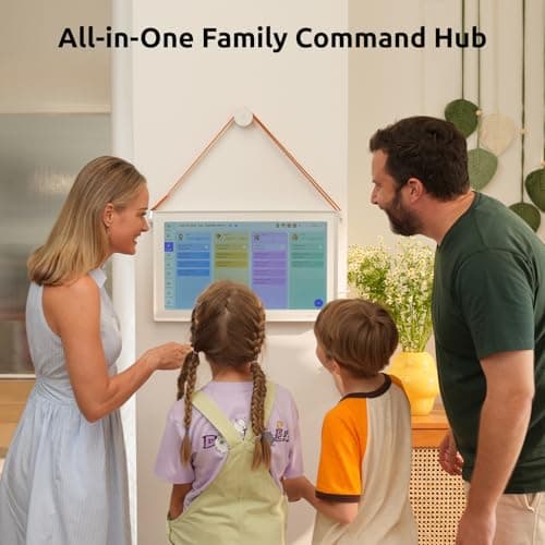 Everblog 21.5'' Digital Calendar & Chore Chart - Smart Interactive Display for Family Schedules, 1920 * 1080P Full HD Touchscreen Electronic WiFi Planner, Wall and Desk Mountable 2