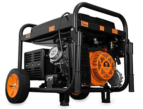 WEN 11,000-Watt 120V/240V Dual Fuel Portable Generator with Wheel Kit and Electric Start (DF1100T) 5