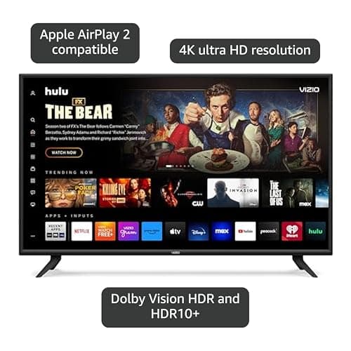 VIZIO 55-Inch V-Series 4K UHD LED Smart TV with Voice Remote, Dolby Vision, HDR10+, Alexa Compatibility, V555-J01, 2021 Model 4