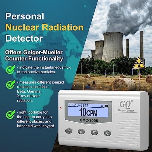 GQ GMC-300S Digital Nuclear Radiation Detector Monitor Meter Geiger Counter Radiation Dosimeter 2