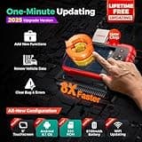2025 LAUNCH OBD2 Scanner CRP123X Elite V2.0(Upgrade of CRP129X), 7 Reset Scan Tool, FCA SGW, Multi-System Car Scanner, Cloud Report, Lifetime Free Update CRP123X Diagnostic Tool, Battery Test, AutoVIN 4