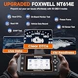 FOXWELL NT614 Elite OBD2 Scanner 4 System Code Reader Scan Engine ABS SRS Transmission, 5 Resets Oil/EPB/ABS Bleeding/SAS/Throttle Live Data, Auto VIN, WiFi Updates Car Diagnostic Tool for DIY & Pros 4