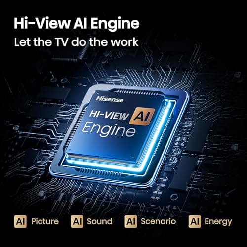 Hisense 65" Class U6 Series Mini-LED 4K UHD Smart Fire TV (65U65QF, 2025 Model) - QLED, Native 144Hz, HDR10+, Dolby Vision IQ, Dolby Atmos, Game Mode Pro, ALLM, Alexa Built in, Black 5