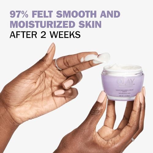 Olay Face Moisturizer, Anti-Aging Night Cream for Women - Fragrance-Free Skin Care, Instant Hydration, Anti-Wrinkle, Reduces Fine Lines, Exfoliates, Smooths Texture - Niacinamide, Amino Pepitde, 1.7Oz 3
