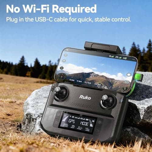 Ruko F11GIM2 Drones with Gimbal+EIS 4K Camera for Adults, 96 Min Long Flight Time 16404ft Long Range FPV, Auto Return Home with GPS, Level 6 Wind Resistance, Foldable Quadcopter 3