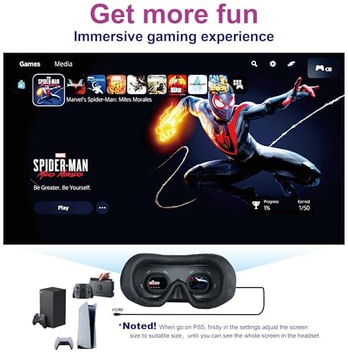 VISIONhmd Bigeyes H3 Personal Mobile Movie Cinema,HDMI Input,Built in Battery,Connect to Various Multimedia Signal Source Devices. Video Display Glasses, Headset, Goggles,Monitor,HMD 4