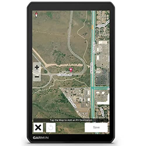 Garmin 010-02748-00 RV 895 8" RV GPS Navigator | Official USA Partner Model | Bundle with Deco Gear Dual DC12V/24V Electronic Multifunction Car Socket and Deco Gear Hard Shell EVA Case 4