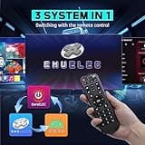 Kinhank 2025 Super Console X2 Pro Pre-installed 65,000+ Classic Games,Retro Game Consoles Compatible with 60+ emulators,EmuELEC 4.6&Android 9.0, 4K HD Output,2 Wireless Controllers 2