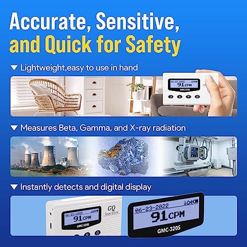 GQ GMC-320S Digital Nuclear Radiation Detector Monitor Meter Geiger Counter Radiation Dosimeter 2