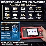LAUNCH CRP123 V2.0 OBD2 Scanner-2025 New Model Engine/ABS/SRS/Transmission Diagnostic Scan Tool SRS Airbag Code Reader,3 Reset Oil Service/Throttle Relearn/SAS Reset,Lifetime Free Update 2