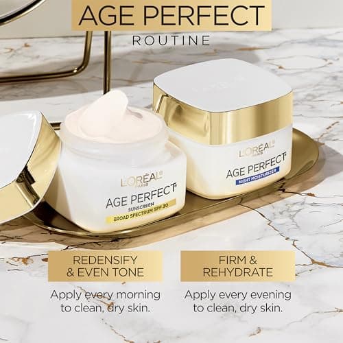 L'Oreal Paris Age Perfect Collagen Expert Anti-Aging, Anti-Wrinkle Night Moisturizer 2.5 oz 4