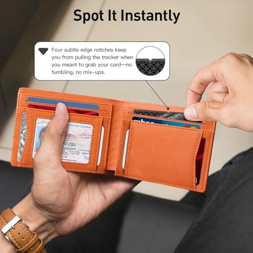 BFADEHA 2025 [Apple MFi Certified] (iOS Only) Bluetooth Tracker Smart Card for Apple Find My iPhone Wallet GPS Tracker, 5-10 Years Staying Power, Keys Finder and Item Locator for Keys, Bags, Passport 5