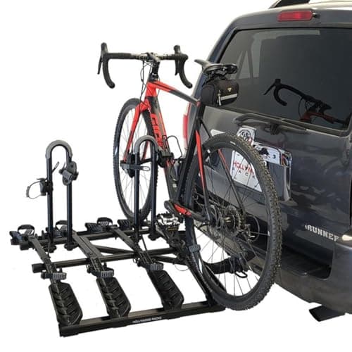 Hollywood Racks Destination 4 Hitch Bike Rack, Lightweight, Black - Platform Style Bike Rack for Car Carries up to 4 Bikes for Safe, Secure Transport - Fits Most Bike Styles, Sizes and Models 6