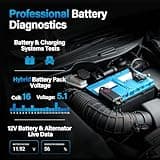 BLCKTEC 460T OBD2 Scanner Car Code Reader Engine ABS SRS Transmission Diagnostic Tool, 12 Reset Services, Oil/TPMS/EPB/BMS/SAS/DPF/Throttle Reset, ABS Bleeding, Battery Test, Auto VIN, Free Update 4