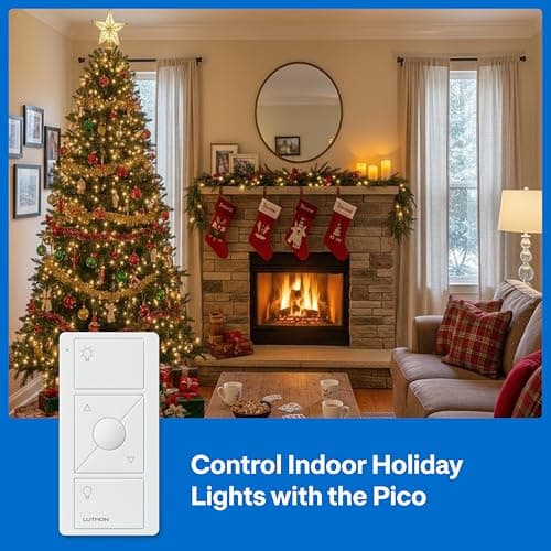 Lutron Caseta Smart Plug-In Lamp Dimmer Switch Kit with Pico Remote, Smart Dimmer for LED Lights, Table and Floor Lamps, 100W, Single-Pole/3-Way, P-PKG1P-WH 3