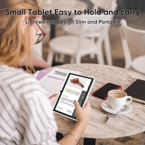 HNVHNV Android 15 Tablet 7 Inch Tablet, E-Reader, 9GB RAM 32GB ROM 1TB Expansion, Quad-core Processor, Dual Camera, 5G/2.4G WiFi, Bluetooth, Parental Control, Drop-Proof Case 4