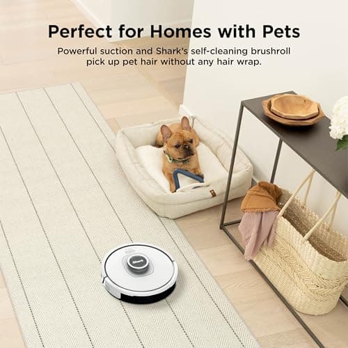 Shark AI Ultra Voice Control Robot Vacuum with Matrix Clean Navigation, Home Mapping, 60-Day Capacity, XL Self-Empty Base for Homes with Pets, Carpet & Hard Floors, Cool Grey 4