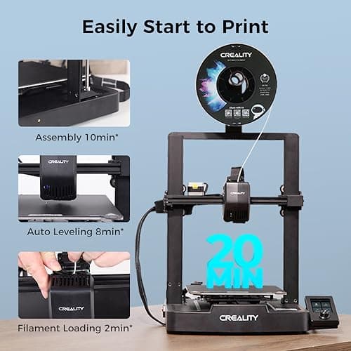Creality Ender 3 V3 SE 3D Printer, 250mm/s Printing Speed DIY 3D Printers with CR Touch Auto Leveling, Sprite Direct Extruder Auto-Load Filament Dual Z-axis Y-axis, Printing Size 8.66x8.66x9.84 inch 5