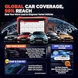 LAUNCH X431 CRP919XBT OBD2 Scanner, 2025 Wireless Bidirectional Scan Tool with DBSCar VII Connector, ECU Coding, FCA AutoAuth, 2-Year Free Update, V.A.G Guide, 35+ Services, All Systems, CANFD 4